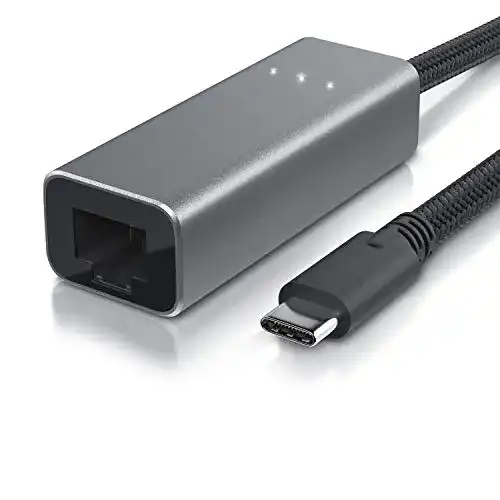 USB-C Ethernet Adapter von CSL – Netzwerkadapter für USB-C Geräte
