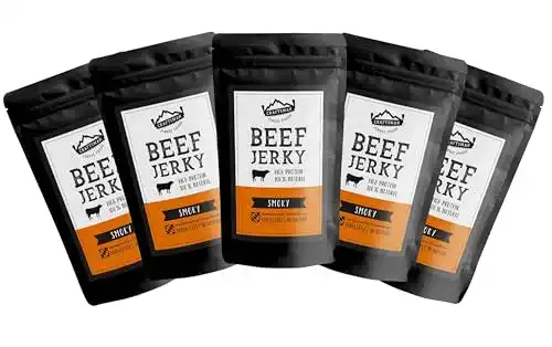 Beef Jerky von Craftsman – Smoky, 100% natürlich, 250g