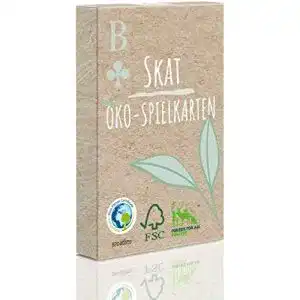 Skat TS Spielkarten – Ökologisches Kartenspiel mit französischem Bild