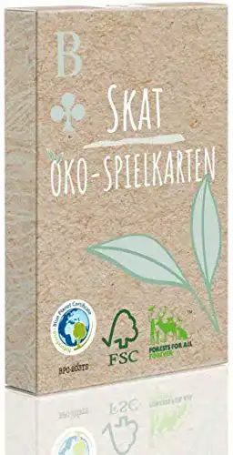 Skat TS Spielkarten – Ökologisches Kartenspiel mit französischem Bild