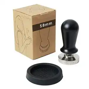Natumo Espresso Tamper 58mm mit Druckregulierung für gleichmäßigen Kaffeegenuss