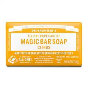 Dr. Bronner’s Citrus Bar Seife aus biologischen Inhaltsstoffen 140 g