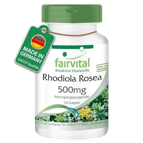 Rosenwurz Kapseln 500mg von Fairvital, Rhodiola Rosea