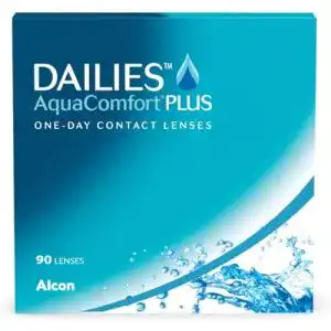 Dailies AquaComfort Plus Tageslinsen, 90 Stück, weiche Kontaktlinsen