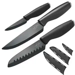Keramikmesser Set SILBERTHAL 3-teilig mit 15 cm Chefmesser