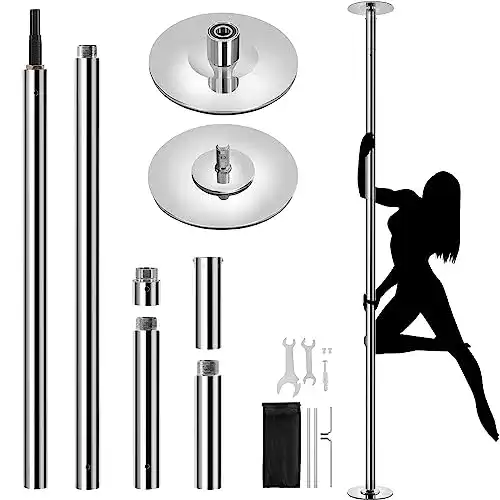 Pole Dance Stange Yaheetech 45 mm Höhenverstellbar 225 cm bis 274,5 cm