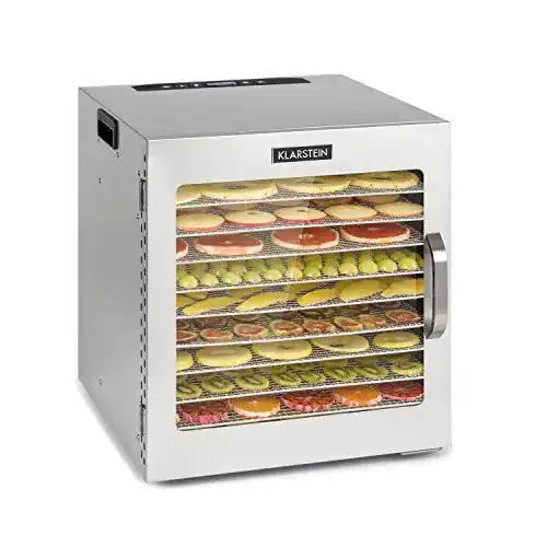 Klarstein Captain Jerky 110 Dörrautomat mit 1000 W und 10 Einschüben