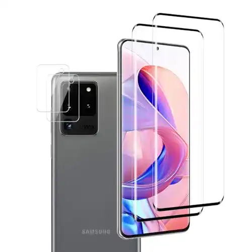 Panzerglas für Samsung Galaxy S20 Ultra von Videosecu – 2+2 Stück