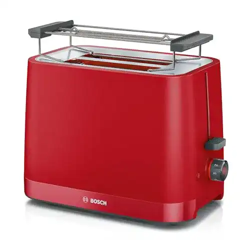 Bosch Kompakt Toaster MyMoment TAT3M124 mit Brötchenaufsatz und Auftaufunktion