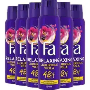 Fa Deospray Women Luxurious Moments 6 x 150 ml