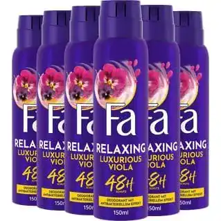 Fa Deospray Women Luxurious Moments 6 x 150 ml