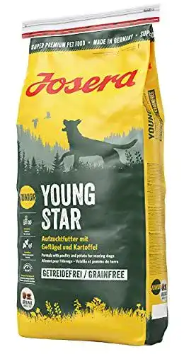 Welpenfutter Josera YoungStar 15 kg getreidefrei für große Rassen