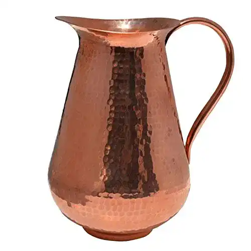 Kupferkrug Osnica aus reinem Kupfer für Ayurveda und Getränke