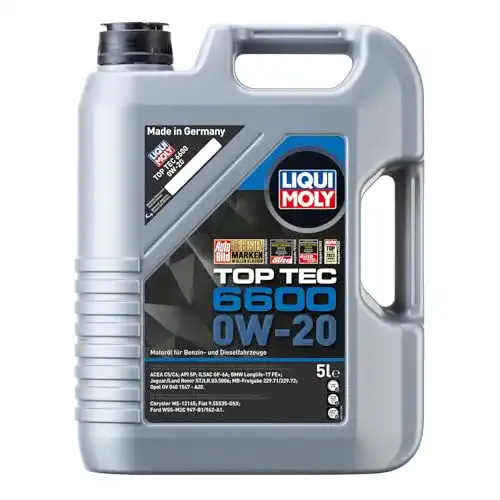 Motoröl 0W-20 Liqui Moly Top Tec 6600, 5 Liter