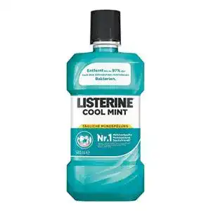 Listerine Cool Mint Mundspülung Antibakterielle Zahnspülung 3er Pack