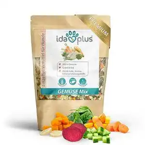 Gemüseflocken für Hunde Ida Plus Gemüse-Mix 1Kg Barf Trockenfutter