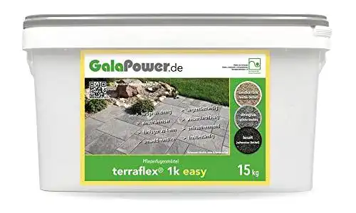 Pflasterfugenmörtel GalaPower Terraflex 1K Easy 15 kg in Steingrau