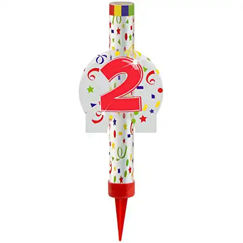 Eisfontäne Net Toys Zahl 2, 12 cm Länge, 45 Sekunden Brenndauer