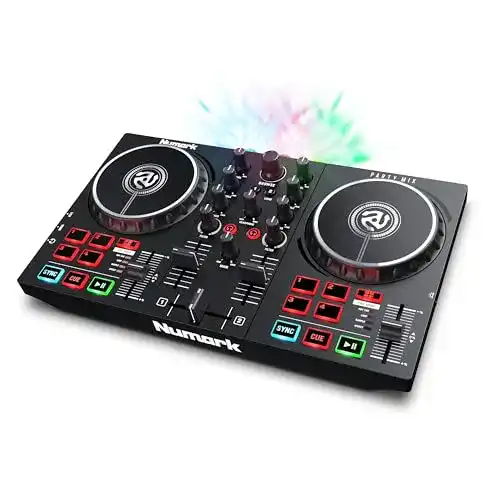 DJ-Controller Numark Party Mix II mit zwei Decks und DJ-Mixer
