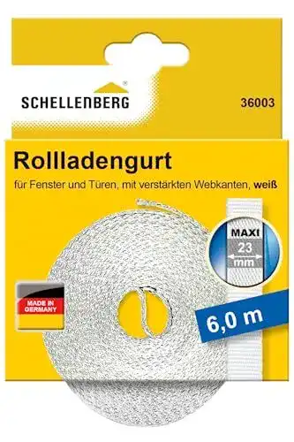 Rollladengurt Schellenberg 36003 23 mm x 6,0 m für Fenster und Türen