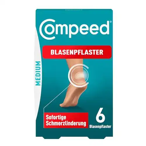 Compeed Blasenpflaster Medium – Hydrokolloid-Pflaster für Fersen