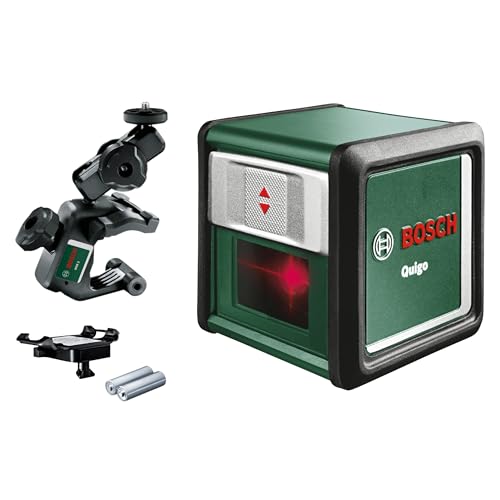 Bosch Kreuzlinienlaser Quigo mit Universalklemme MM