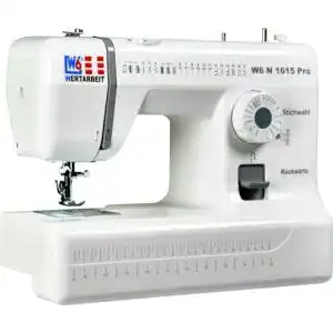 W6 Nähmaschine N 1615 Pro mit 17 Programmen und Freiarm