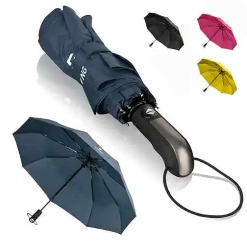 Trekkingschirm Stygard – Sturmfester Regenschirm bis 140 km/h