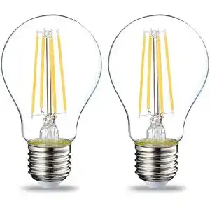 LED E27 60 W Leuchtmittel mit Edison-Sockel, warmweiß, 2er-Pack