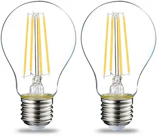 LED E27 60 W Leuchtmittel mit Edison-Sockel, warmweiß, 2er-Pack