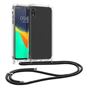 Kwmobile Necklace Case für Apple iPhone XR – Silikonhülle mit Handykette