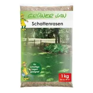 Schattenrasen-Samen Grüner Jan 1kg für schattige Bereiche