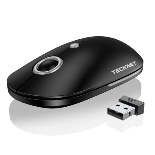 Funkmaus Tecknet – Kabellose Silent Bluetooth Maus mit 2,4 GHz