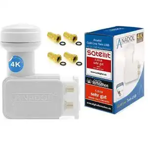 Anadol Twin LNB Digital 4K 0.1dB für 2 Teilnehmer