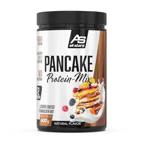 Protein Pancake Mix für eiweißreiche Pfannkuchen mit Dinkelvollkornmehl