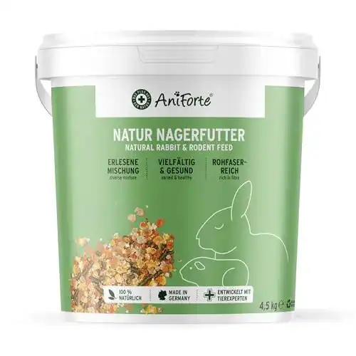 Kaninchenfutter von AniForte Natur für Nager und Hamster