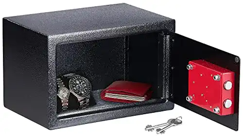 Möbeltresor mit Schlüssel von Xcase – Stahlsafe für Wertsachen