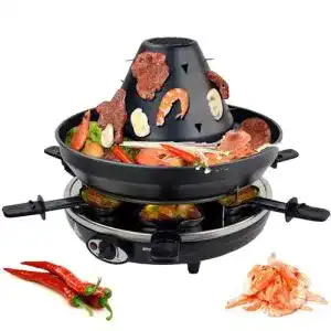 Tatarenhut Syntrox Germany für 6 Personen – Multifunktionaler Tischgrill