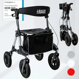 Alu-Rollator Tabas faltbar und leicht mit Sitz