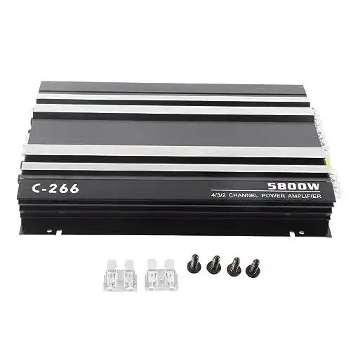 Akozon 5800W 12V Vollbereichsverstärker für hochwertigen Klang