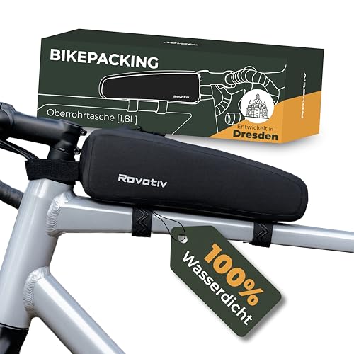Oberrohrtasche für Rennrad und Gravelbike von Rovativ