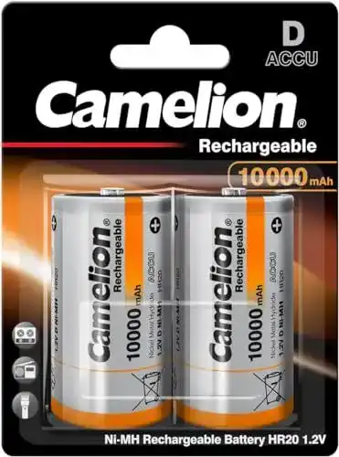 Mono D Akku Camelion 17010220 – NiMH R20 D Batterie 1,2 Volt