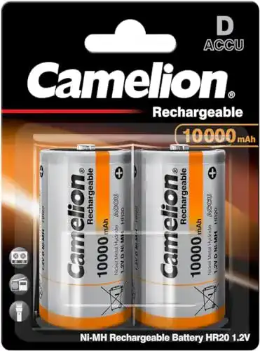 Mono D Akku Camelion 17010220 – NiMH R20 D Batterie 1,2 Volt