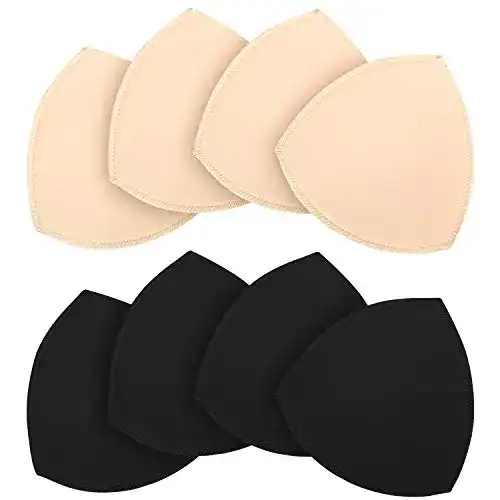 BH-Einlagen Topbine 4 Paar herausnehmbare Sport-BH-Pads