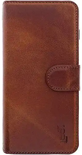 Burkley Handyhülle für Samsung Galaxy S20 Ultra mit Ständer und Kartenfach