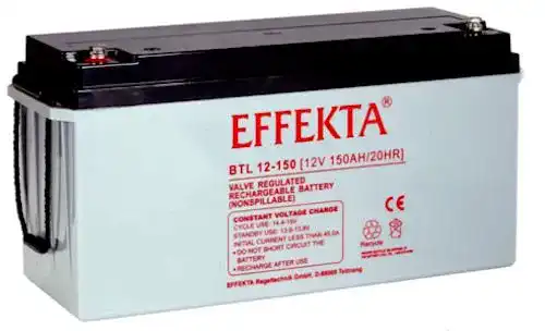 AGM-Batterie 150Ah Effekta BTL12-150 / 12V für stabile Energieversorgung