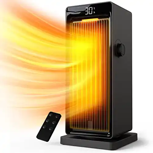 Mobile Elektroheizung OMISOON Heizlüfter 2000W mit Eco-Funktion