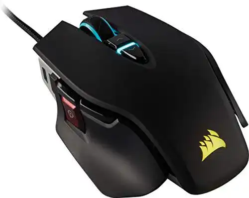 Corsair M65 Elite RGB Gaming Maus mit 18.000 DPI und anpassbarem Gewicht