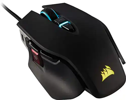 Corsair M65 Elite RGB Gaming Maus mit 18.000 DPI und anpassbarem Gewicht