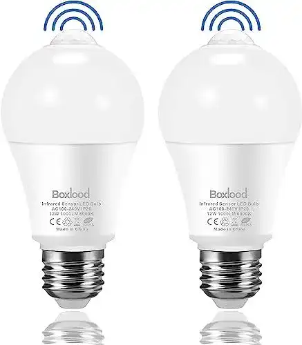 Glühbirne mit Bewegungsmelder Boxlood LED 12W 1000LM E27 für Innenräume